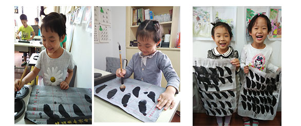 老師引導(dǎo)我們觀察大自然，她是我們最好的老師。