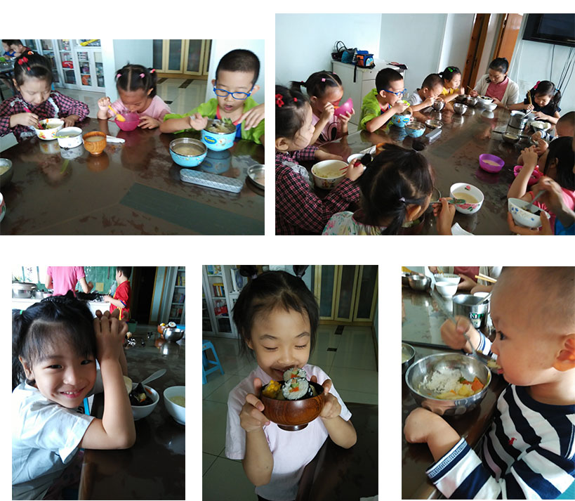 我們?nèi)缤粋€大家庭，其樂融融，哇，真香！