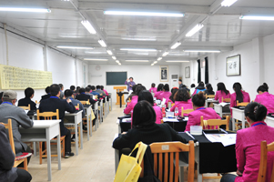 參加北京誠敬仁中小學教師書法培訓五