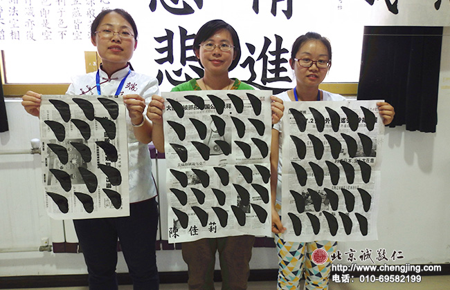 楊老師永字八法的教學特點，在于從基本筆劃入手，培養靜定功夫，掌握書寫技法，融匯百家之長。