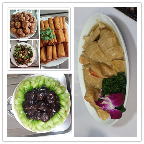 精心制作的健康素食，大家體味節日的幸福時刻