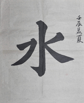 傅先生書法學(xué)習(xí)相冊:水